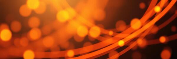 Warm orange light creates a vibrant energy in a dynamic abstract design at a creative event in an urban setting photo