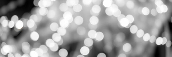 Festive lights create a magical atmosphere during an evening celebration in a vibrant city photo