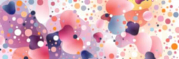 Colorful abstract design featuring vibrant patterns and dynamic shapes in soft hues photo
