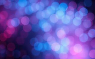 Colorful bokeh lights create a vibrant atmosphere during a nighttime event photo