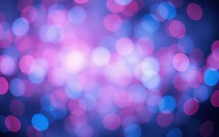 Colorful bokeh lights create a dreamy atmosphere during a night celebration in a vibrant city photo