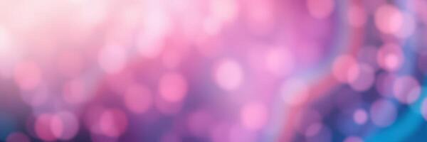 Colorful bokeh background creating a dreamy atmosphere with vibrant pink and purple hues photo