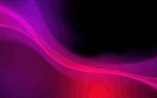 Colorful abstract wave pattern with gradients in shades of purple and red on a dark background photo
