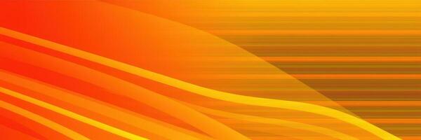 Vibrant abstract waves create a warm and dynamic composition in shades of orange and yellow during sunset hours photo