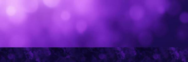 Celebration with vibrant purple lights at an evening event in a lively urban setting photo