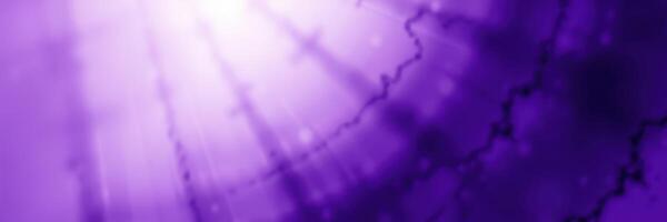 Vibrant abstract design featuring purple hues with intricate patterns and light effects creating a mesmerizing atmosphere photo