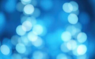 Beautiful blue bokeh lights create a dreamy atmosphere for events and celebrations photo