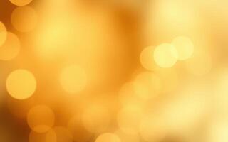 Warm golden abstract lights create a soft and inviting atmosphere in a festive setting during a celebration photo