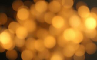 Warm golden bokeh lights create a dreamy atmosphere suitable for festive gatherings and celebrations during the evening hours photo