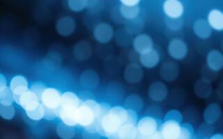 Captivating blue bokeh lights create a dreamy atmosphere suitable for various celebrations and events in an artistic setting photo