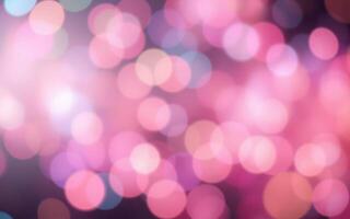 Vibrant abstract background with colorful bokeh lights creating a festive atmosphere photo