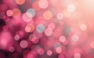 Colorful bokeh background creates a dreamy atmosphere for artistic projects or celebrations during a festive season photo