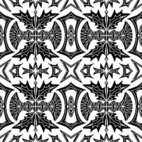 a black and white pattern with a large star vector
