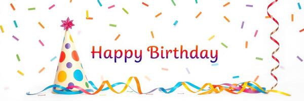Celebrate a joyful birthday with colorful decorations and festive atmosphere at a cheerful gathering photo