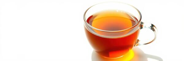 Enjoying a warm cup of freshly brewed tea in a bright environment during morning hours photo