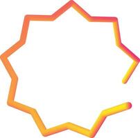 3d fluid star Shape, Abstract 3d star Shape to make your designs stand out vector