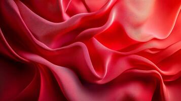 A close up of a red fabric with a lot of texture photo