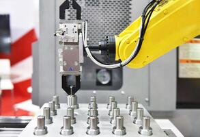Automotive parts packing process for transfer on Automated conveyor systems industrial automation photo