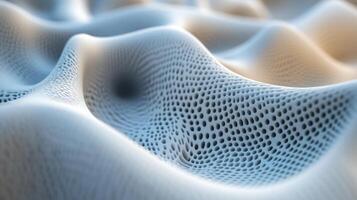A close up of a wave pattern with a lot of dots photo