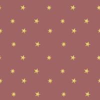 Seamless pattern with shining golden stars. Shiny stars. Gentle childish background vector