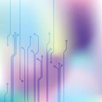 Electric Veins, The Art of Circuits. Background with copy space. vector