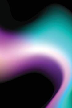 nacarado verde púrpura degradado antecedentes con un suave resumen fondo. vistoso fondo de pantalla vibrante fluido gradientes y un suave gradación textura vector