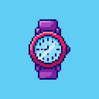 Pixel art watch game asset design vector