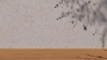 shadow overlay wall texture sunlight leaf shade abstract 3d render. shadows light nature plant leaves branch tree foliage design backdrop. wallpaper mockup background white effect minimal natural. video