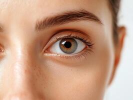 Exploring the depth of expressive eyes revealing emotions and stories in a captivating close-up view photo