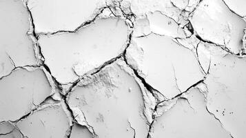 Cracked ice surface background photo