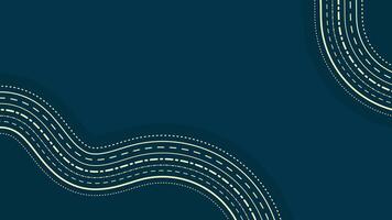 Curve Line Art on Traditional Motif vector