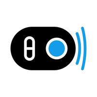 Car keyless remote control icon. Concept of security, alarm, and technology. vector