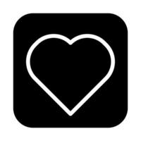 Heart shape icon. Concept of love, like, and favorite. vector