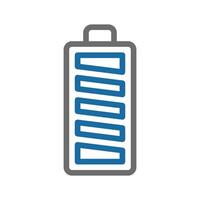 Battery charge level icon. Concept of energy, power, and technology. vector