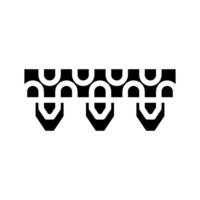 Abstract geometric pattern. Concept of connection and unity. vector
