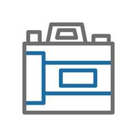 Camera icon, photography symbol. Concept of visual art, creativity, and technology. vector