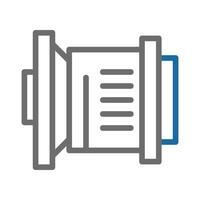 Camera lens icon. Concept of photography, videography, and visual art. vector