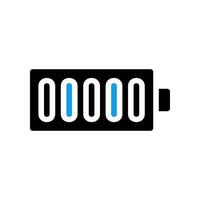 Full Battery Icon. Concept of Energy, Power, and Charge. vector