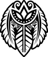 Feathers symbol icon in solid style vector