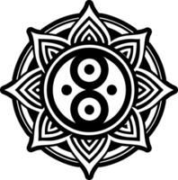 Harmony symbol icon in filled style vector