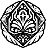 Lava rock icon in filled style vector