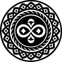 A solid style icon of timeless symbol vector