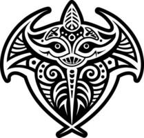 Stingray icon in filled style vector