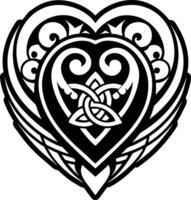 Polynesian motif icon in glyph style vector