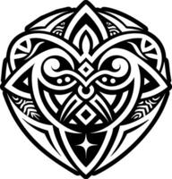 Polynesian wisdom icon in filled style vector