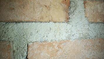 Close up of brick wall texture photo