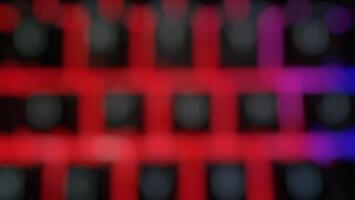Abstract red and black blurred grid pattern photo