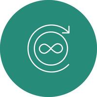 Infinite Icon Design Symbol vector