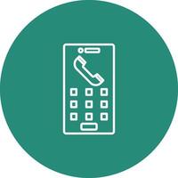 Keypad Icon Design Symbol vector