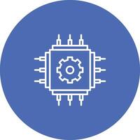 Cpu Icon Design Symbol vector